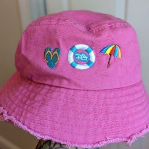 Girls Panama Jack Bucket Hat 0-2 Yr